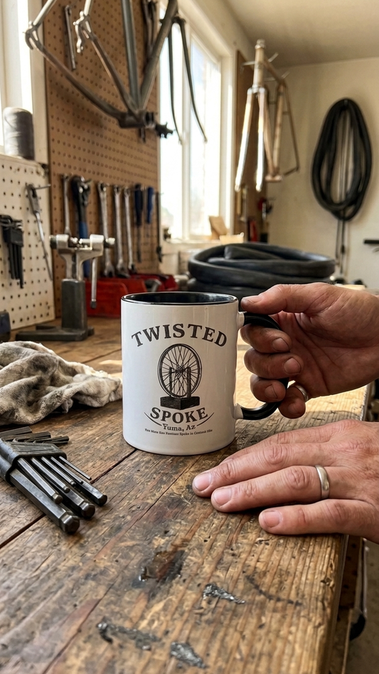 Twisted Spoke Coffee Mug - 11oz