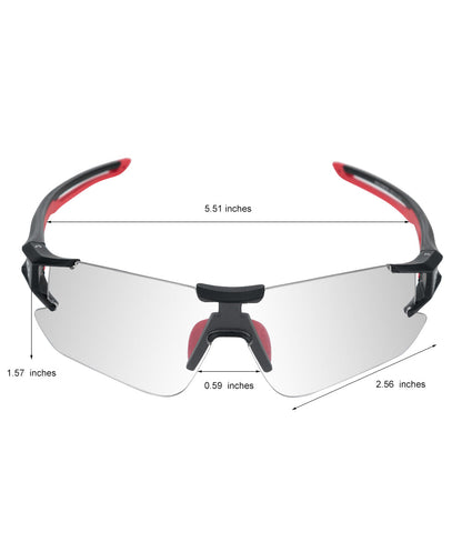 ROCKBROS Ultralight Photochromic Cycling Sunglasses