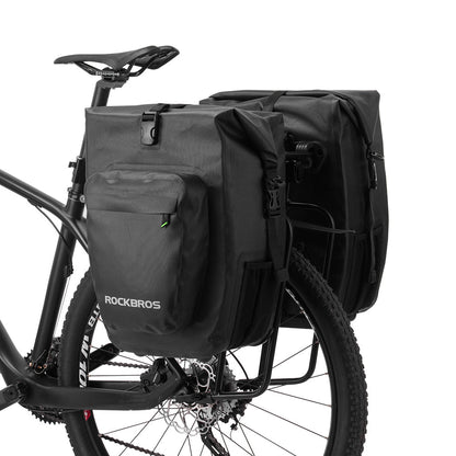 ROCKBROS Pro Cycling Saddlebag in Grey or Black - Single/Pair
