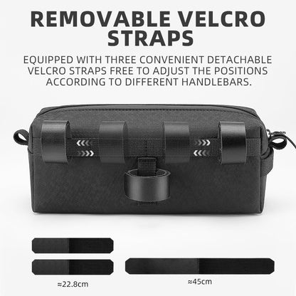 ROCKBROS Cycling Handlebar Bag 2L Portable Shoulder Bag Bike Bicycle Frame Bag