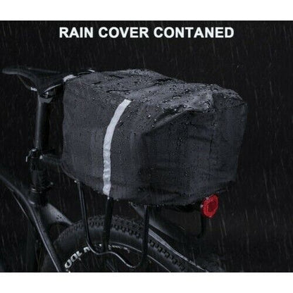 Pro Bicycle Rear Rack Bag with Extra Pockets