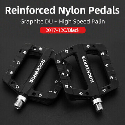 ROCKBROS Lightweight Bike Pedals in Various Colours (Pair)