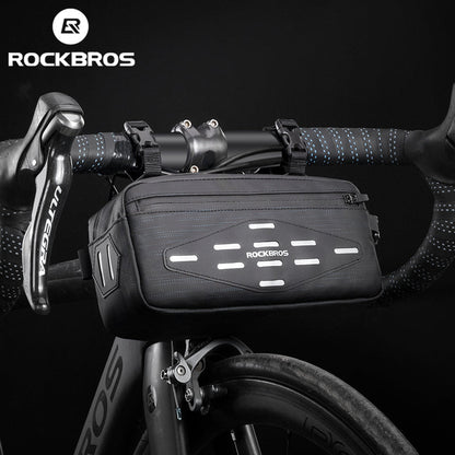 ROCKBROS Cycling Bag Bike Front Handlebar Bicycle Frame Bag Waterproof MTB Bike Bag 2L