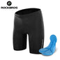 ROCKBROS Cycling Jersey Shorts Set Bike MTB Compression Wicking Sport Pants Breathable Coolmax Pad Pants For Men Women