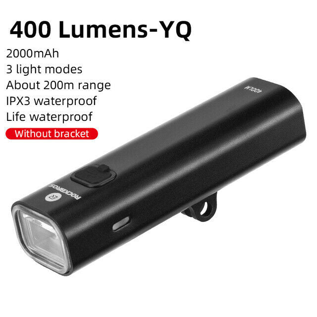 Helmet Front Handlebar Light Cycling Bike Light USB Rechargeable 100LM