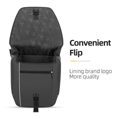 Super 30-Litre Bicycle Saddlebags in Black