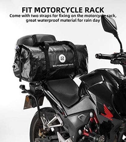 ROCKBROS Waterproof Duffel Bag 60L Motorcycle Travel Dry Duffel Bag