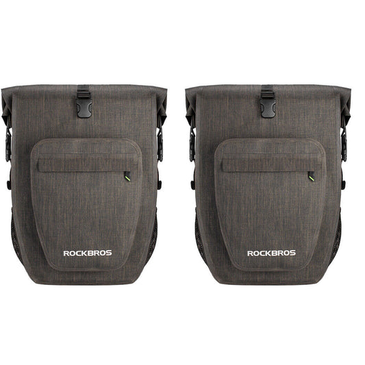 ROCKBROS Pro Cycling Saddlebag in Grey or Black - Single/Pair