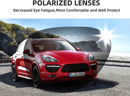 ROCKBROS-Slim Polarised Sports Sunglasses With 4 Interchangeable Lens Cycling Glasses UV400