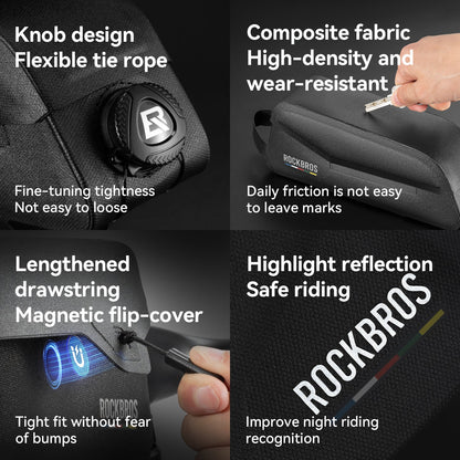 ROCKBROS Magnetic Top Tube Bag Waterproof | Road to Sky