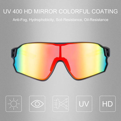 ROCKBROS Polarized Sunglasses for Men Women UV Protection Cycling Sunglasses