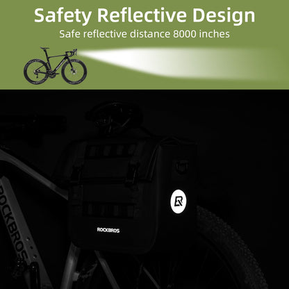 Bike Panniers 15L Waterproof Bike Rack Bag for Cycling Commuting