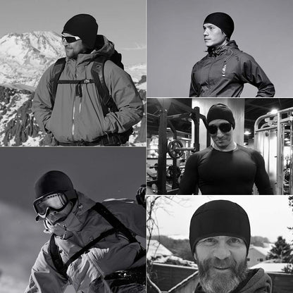 Skull Winter Cap Thermal Helmet Liner Moisture Wicking