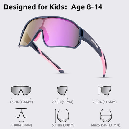 Kids Polarized Sunglasses UV400 Protection for Youth Boys Girl