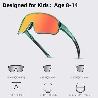 Kids Polarized Sunglasses UV400 Protection for Youth Boys Girl