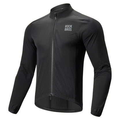 Cycling Windbreaker Jacket Foldable Long-Seeved