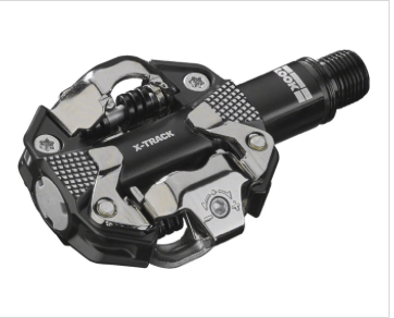 LOOK X-Track Pedals - Dual Sided Clipless, Aluminum, 9/16", Black