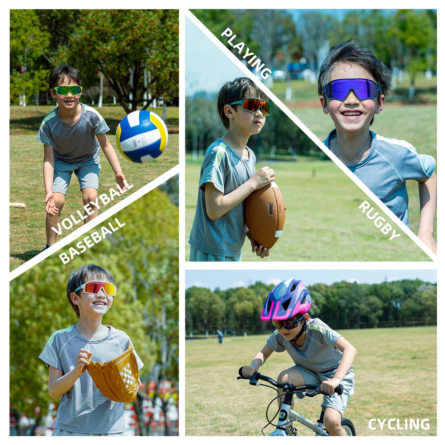 Kids Polarized Sunglasses UV400 Protection for Youth Boys Girl