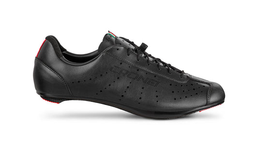 CRONO CV1 Vintage Road Cycling Shoes - Black w/Carbon Fiber Soles - Size 46