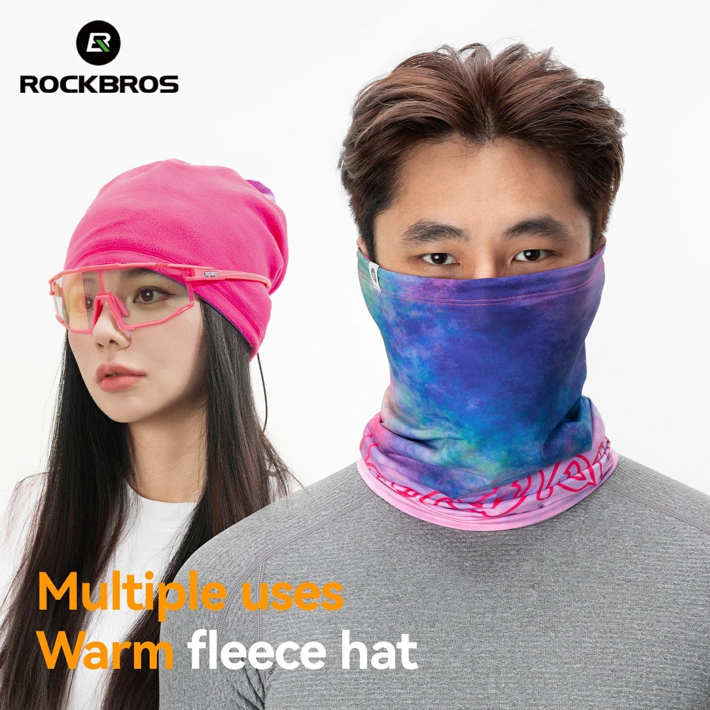 Winter Neck Gaiters Double-Sided Wear