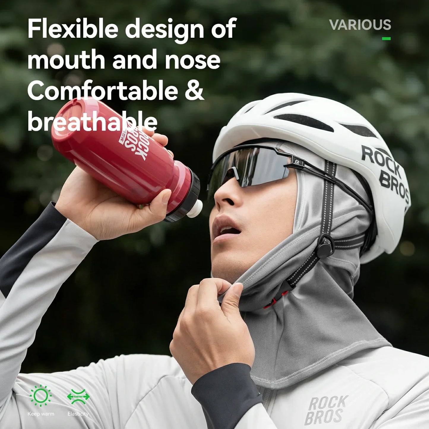 Fleece Balaclava Thermochromic Breathable Waterproof