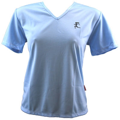 Gizmo Girl Running Top - Short Sleeve - Lt. Blue