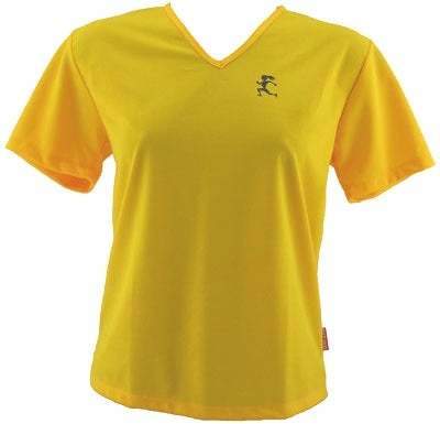 Gizmo Girl Running Top - Short Sleeve - Yellow