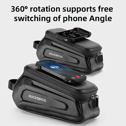 Hardshell Top Tube Bag with Phone Mount