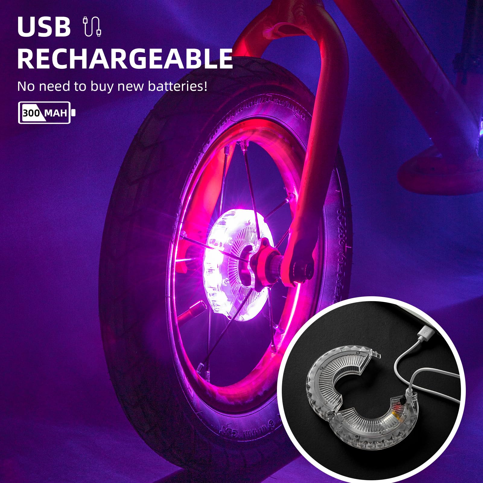 ROCKBROS Bike Wheel Light - Thumbnail 3
