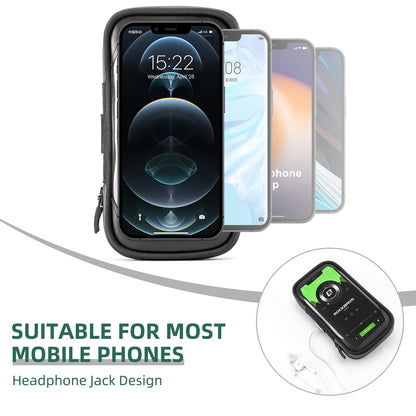Bike Phone Mount Bag 270°Rotatable Quick Release Bike Phone Holder Handlebar Bag