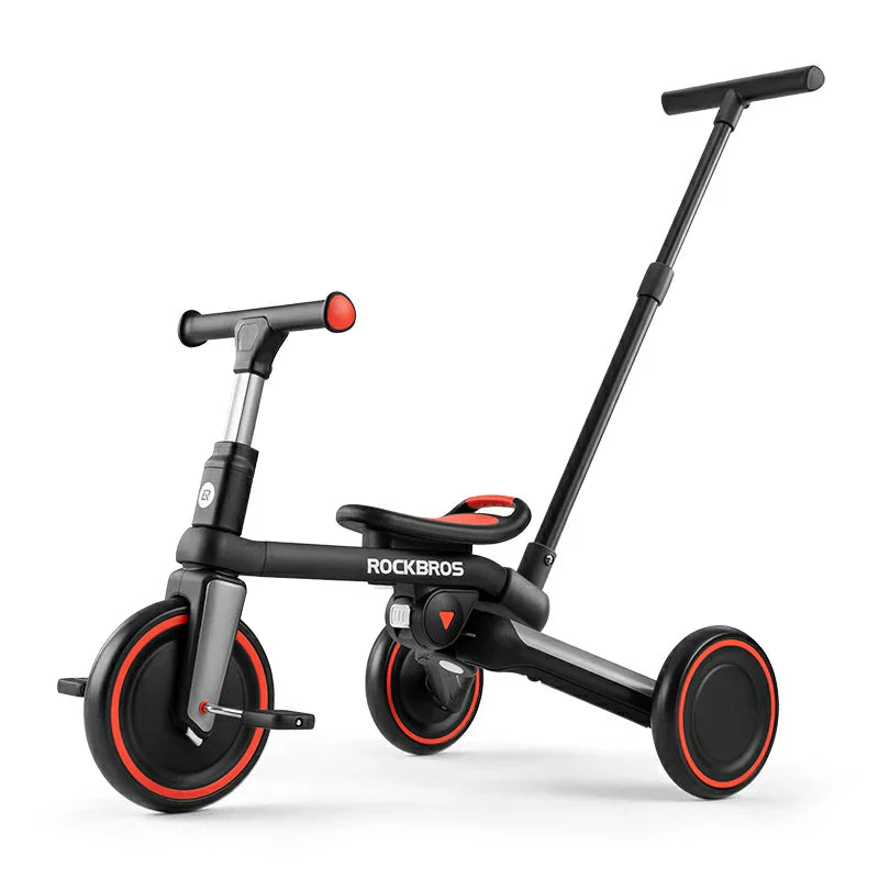 3-in-1 Kids Tricycle with Adjustable Seat and Removable Pedals