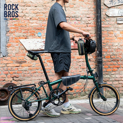 Sustainable Eco-Friendly Recycled Tire Bike Frame Bag 0.5L ROAD TO SKY