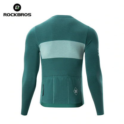 Men‘s Cycling Jersey Breathable Tencel Wool