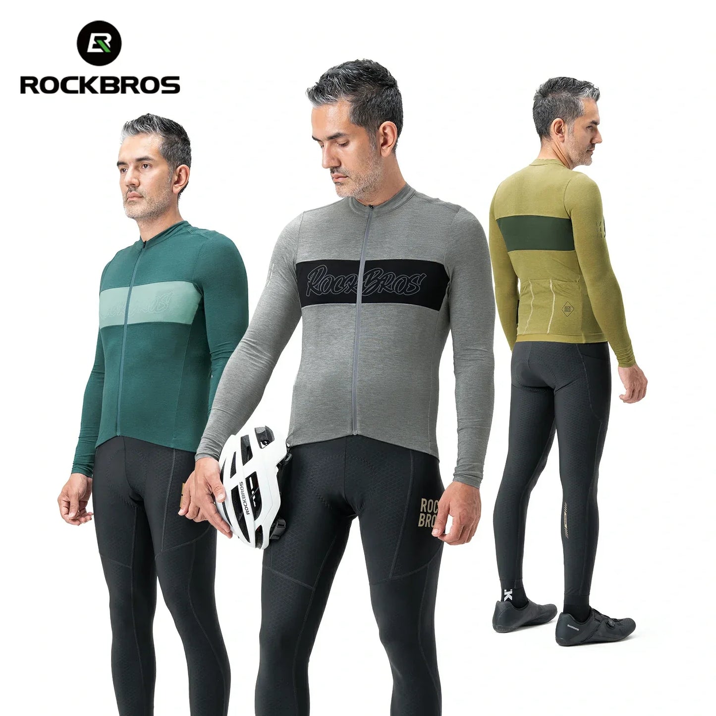Men‘s Cycling Jersey Breathable Tencel Wool
