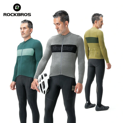 Men‘s Cycling Jersey Breathable Tencel Wool