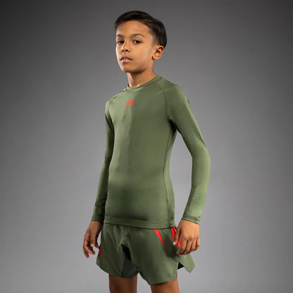 Venum Contender Kids Rash Guard - Long Sleeve