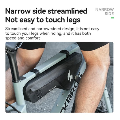 RideMate 100% Waterproof Frame Bag 1.9L Down Tube Bag