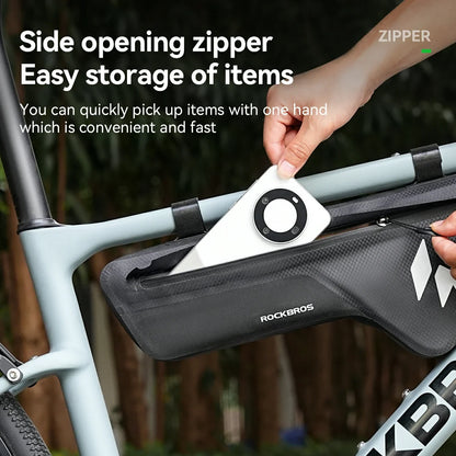 RideMate 100% Waterproof Frame Bag 1.9L Down Tube Bag
