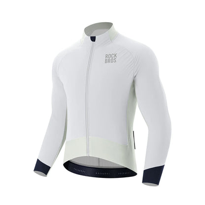 Winter Cycling Jacket Double-Layer Thermal Fleece