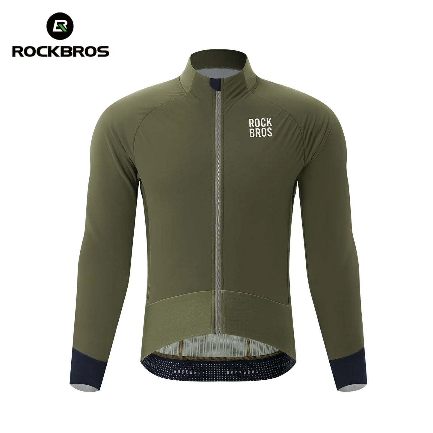 Winter Cycling Jacket Double-Layer Thermal Fleece
